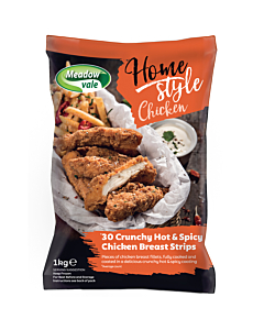 Meadow Vale Frozen Homestyle Hot & Spicy Chicken Strips