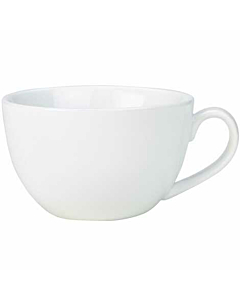 Genware Porcelain Bowl Shaped Cup 17.5cl/6oz