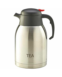 Tea Inscribed St/St Vacuum Jug 2.0L