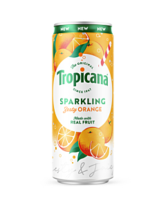 Tropicana Sparkling Zesty Orange Cans