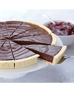 Waldron's Frozen Gluten Free Vegan Chocolate & Cherry Tart