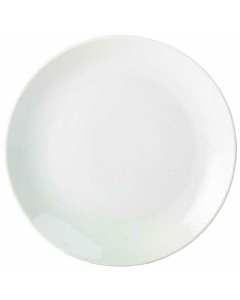 Genware Porcelain Coupe  Plate 24cm/9.5"