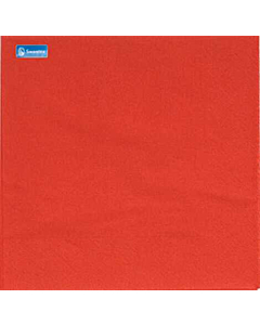 Swantex 2 Ply Red Napkins 33cm