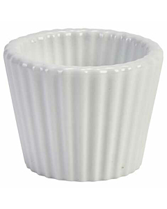 Genware Porcelain Fluted Ramekin 5.8cm/2.25"