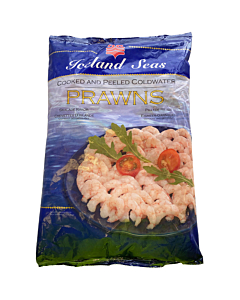 Iceland Seas Frozen MSC Cooked & Peeled Coldwater Prawns