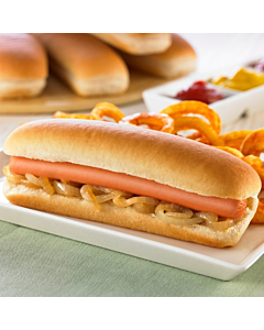 Lantmannen Frozen Side Sliced Hot Dog Rolls 6.5inch