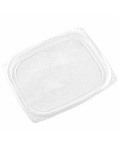 Vegware Compostable PLA Rectangular Deli Lids 8-16oz