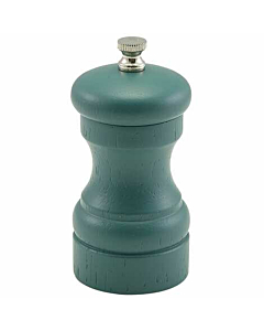 Olive Green Wooden Salt/Pepper Grinder 10cm