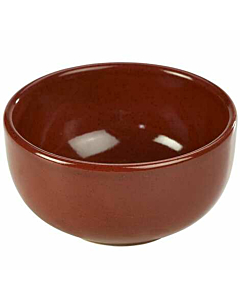 Terra Stoneware Rustic Red Round Bowl 12.5cm