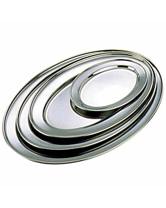 GenWare Stainless Steel Oval Flat 54.5cm/22"