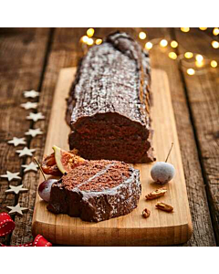 Mademoiselle Frozen Christmas Chocolate Yule Logs