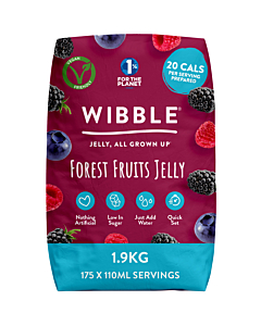 Wibble Forest Fruit Vegan Jelly Crystals