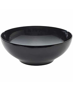 Black Melamine Round Buffet Bowl 35.5cm