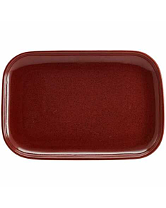 Terra Stoneware Rustic Red Rectangular Plate 34.5 x 23.5cm