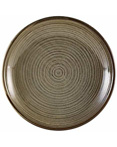 Terra Porcelain Grey Deep Coupe Plate 28cm