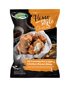 Meadow Vale Frozen Homestyle Hot & Spicy Chicken Bites