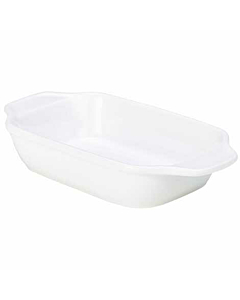 Genware Porcelain Individual Rectangular Dish 16 x 11cm/6.3