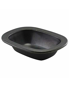 GenWare Black Vintage Steel Pie Dish 16cm