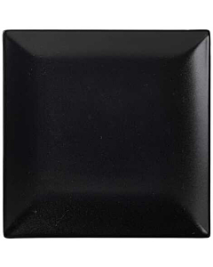 Luna Stoneware Black Square Plate 26cm/10.25"