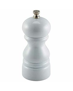 Genware Salt Or Pepper Grinder White 12.7cm