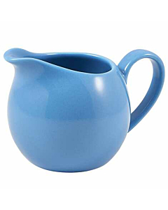 Genware Porcelain Blue Jug 14cl/5oz