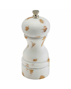 White Wash Salt/Pepper Grinder 13cm