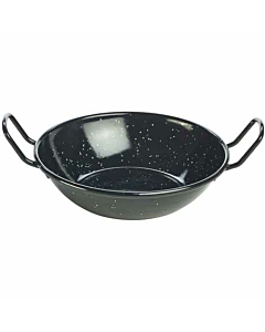 Black Enamel Dish 16cm