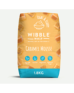 Wibble Foods Caramel Mousse Flavour Reduced Sugar Mix