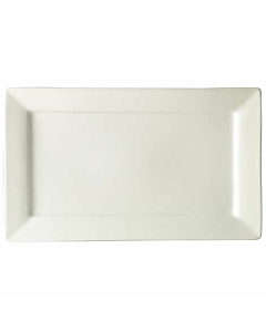 Genware Porcelain Rectangular Plate 30.5 x 18.5cm/12 x 7.25"