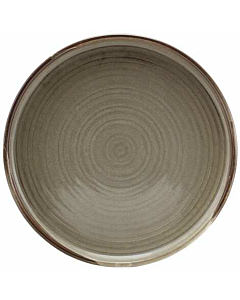 Terra Porcelain Grey Low Presentation Plate 21cm