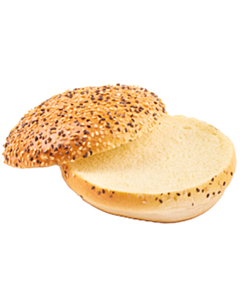 Panesco Frozen Gourmet Pre-Sliced Brioche Sesame Mix Buns