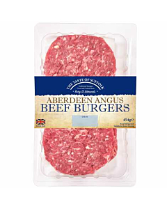 Taste of Suffolk Aberdeen Angus Beef Burgers