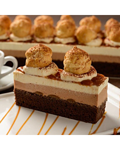 Country Range Frozen Salted Caramel Profiterole Bar Gateau