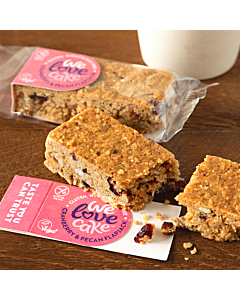 We Love Cake Frozen Gluten Free Cranberry & Pecan Flapjacks