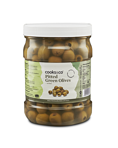 Cooks & Co Pitted Green Olives