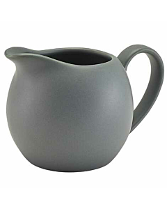 Genware Porcelain Matt Grey Jug 14cl/5oz