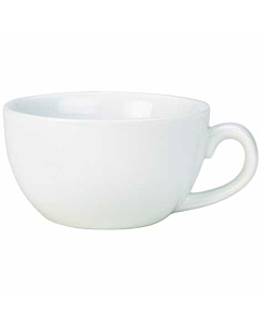 Genware Porcelain Bowl Shaped Cup 40cl/14oz