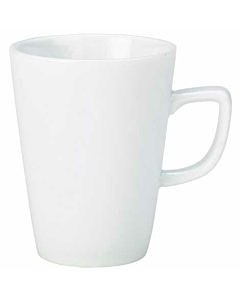 Genware Porcelain Conical Coffee Mug 22cl/7.75oz