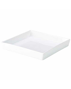 Genware Porcelain Square Dish Holder 17.9cm/7"