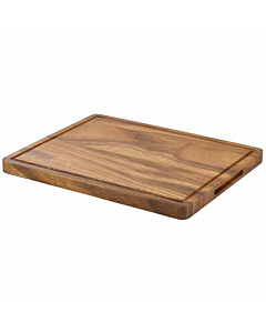 Genware Acacia Wood Serving Board GN 1/2