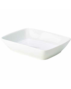 Genware Porcelain Rectangular Dish 19 x 14.5cm/7.5 x 5.75"