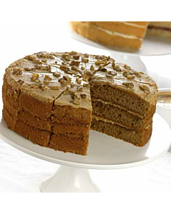 Handmade Cake Frozen Triple Layer Coffee & Walnut Cake