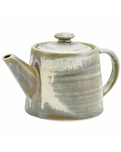 Terra Porcelain Matt Grey Teapot 50cl/17.6oz