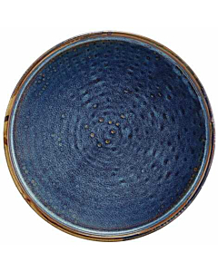 Terra Porcelain Aqua Blue Low Presentation Plate 18cm