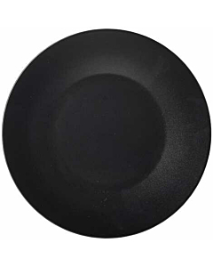 Luna Stoneware Black Wide Rim Plate 30.5cm/12"