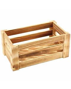 Wooden Crate Rustic Finish 27 x 16 x 12cm