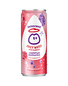 Innocent Juicy Water with Bubbles Raspberry & Blackcurrant