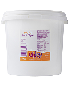 Ubley Peach Low Fat Yogurt