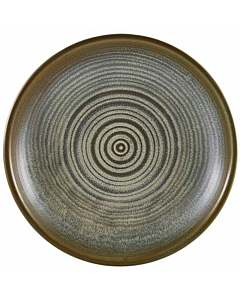 Terra Porcelain Matt Grey Deep Coupe Plate 21cm