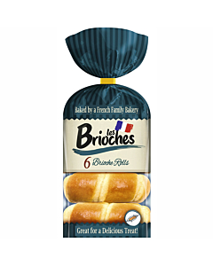 Les Brioches 6 Brioche Rolls